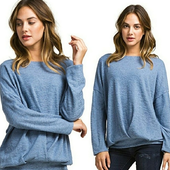 HP 3/16 Blue Long Sleeve Pullover - Picture 3 of 4